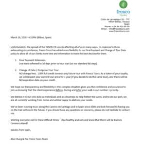 Fresco Tour has added more flexibility