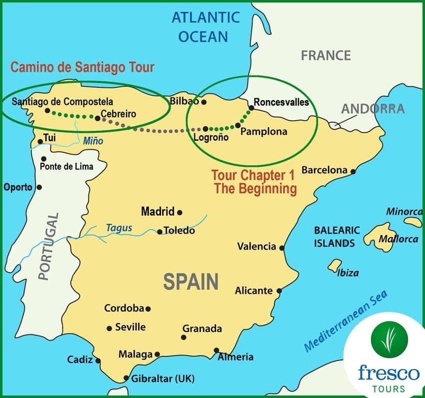 The Six Major Camino Routes to Santiago