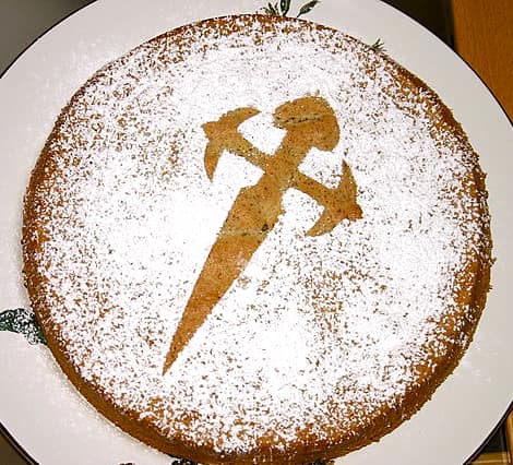 Santiago Cake Recipe (for 6 pilgrims)