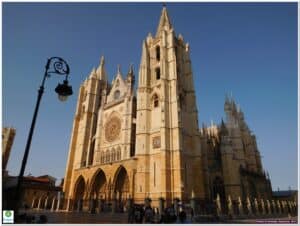 The Cathedral of Leon on the Camino de Santiago