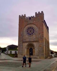 The Church of Saint SaintJohn and Saint Nicholas in Portomarín.