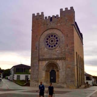 The Church of Saint SaintJohn and Saint Nicholas in Portomarín.