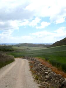 Camino de Santiago in Navarra.