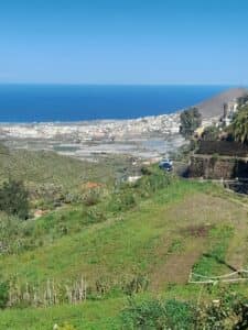 Views of Galdar on the Camino de Santiago de Gran Canaria.