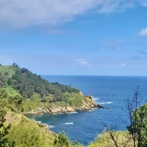 Views of the Bay of Biscay from the Camino Norte.