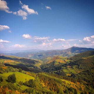 The mountains entering Galicia.