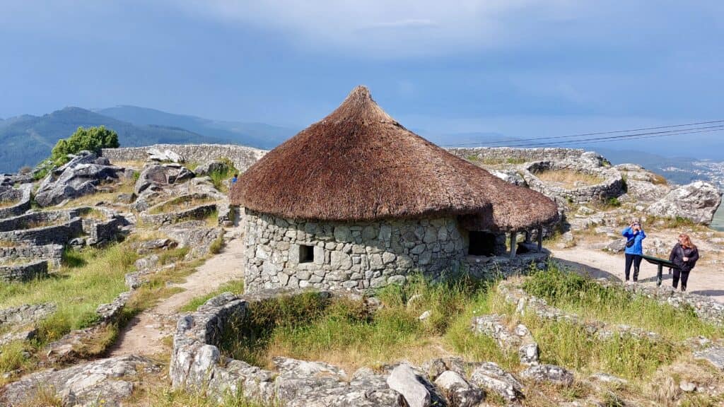 The Celtic settlement of Santa Tecla on the Camino Portugues.