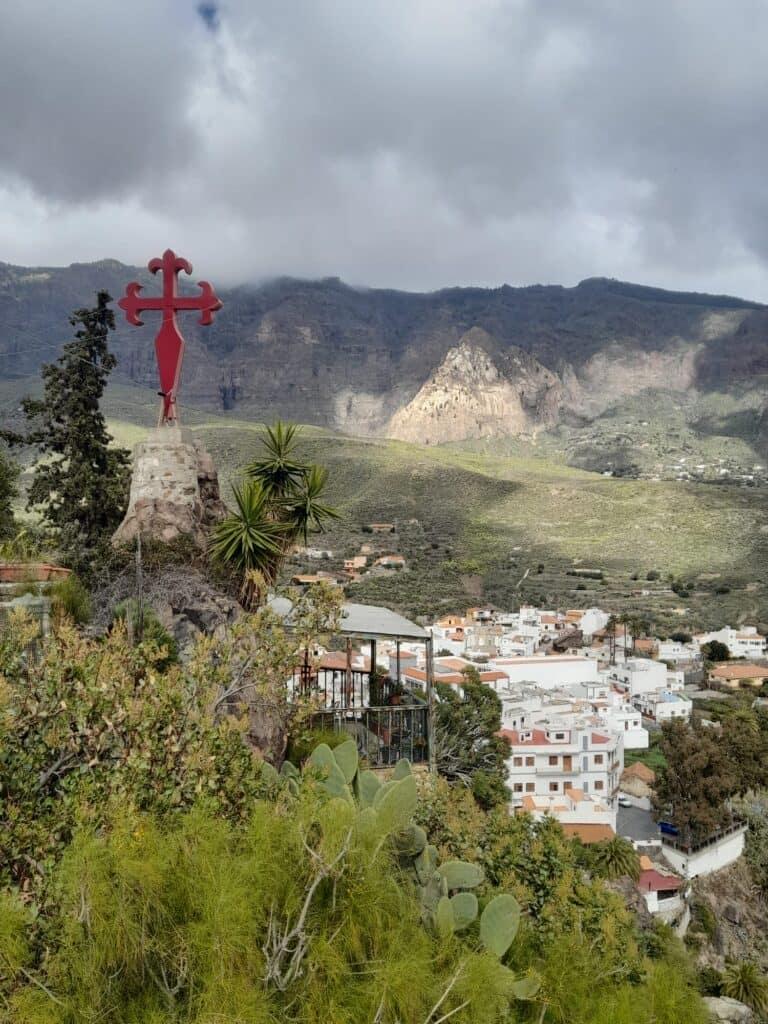 The village of Tunte on the Camino de Santiago de Gran Canaria.