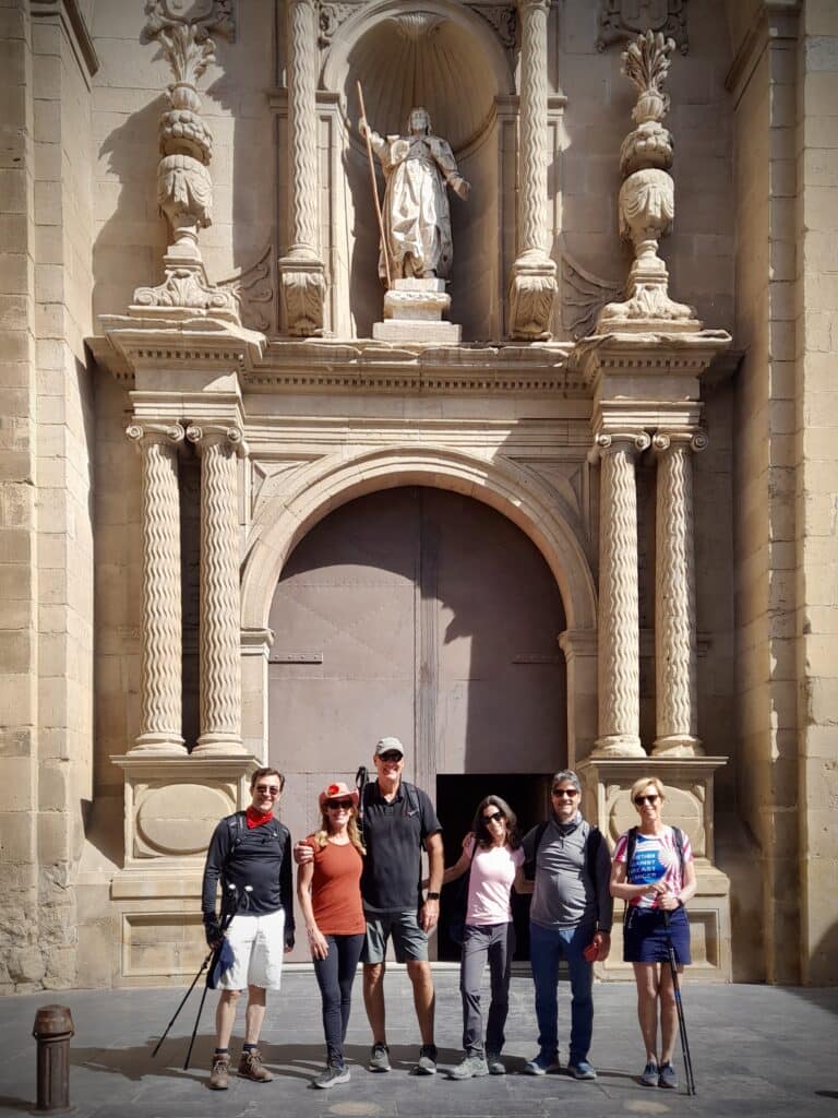The Church of Santigo in Logroño. Our final destination on Chapter 1.