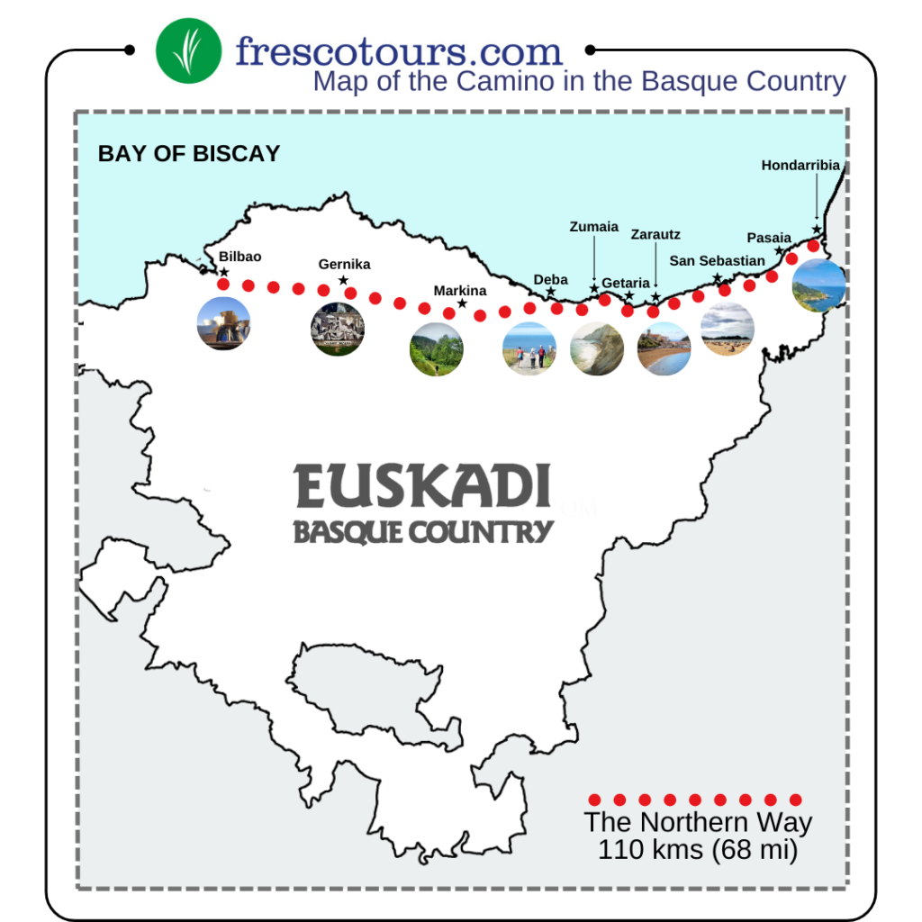 Camino del Norte Map