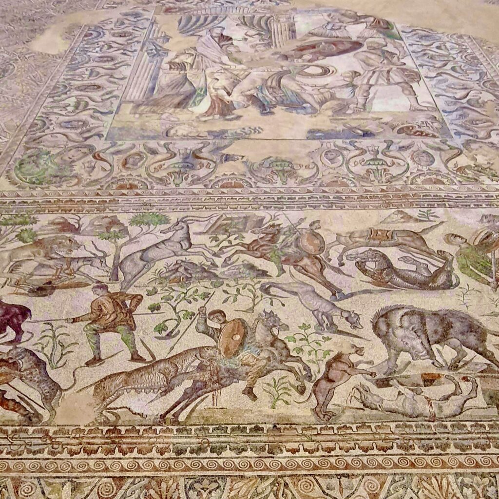 Roman mosaics at Villa Romana La Olmeda