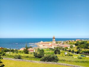 The Monastery of Oia on the Coastal Camino Portugués.