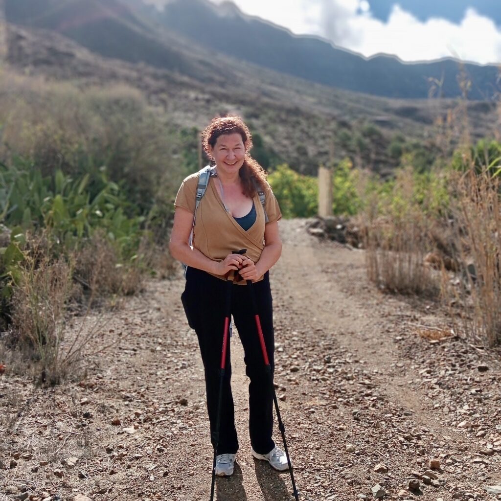 Woman on the Camino de Santiago