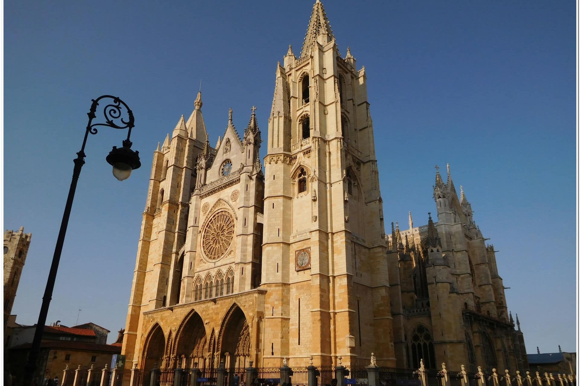 The Cathedral of Leon on the Camino de Santiago