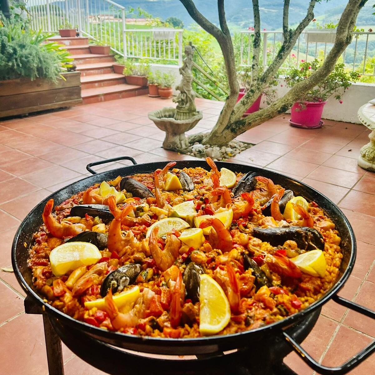 A Spanish Seafood Paella